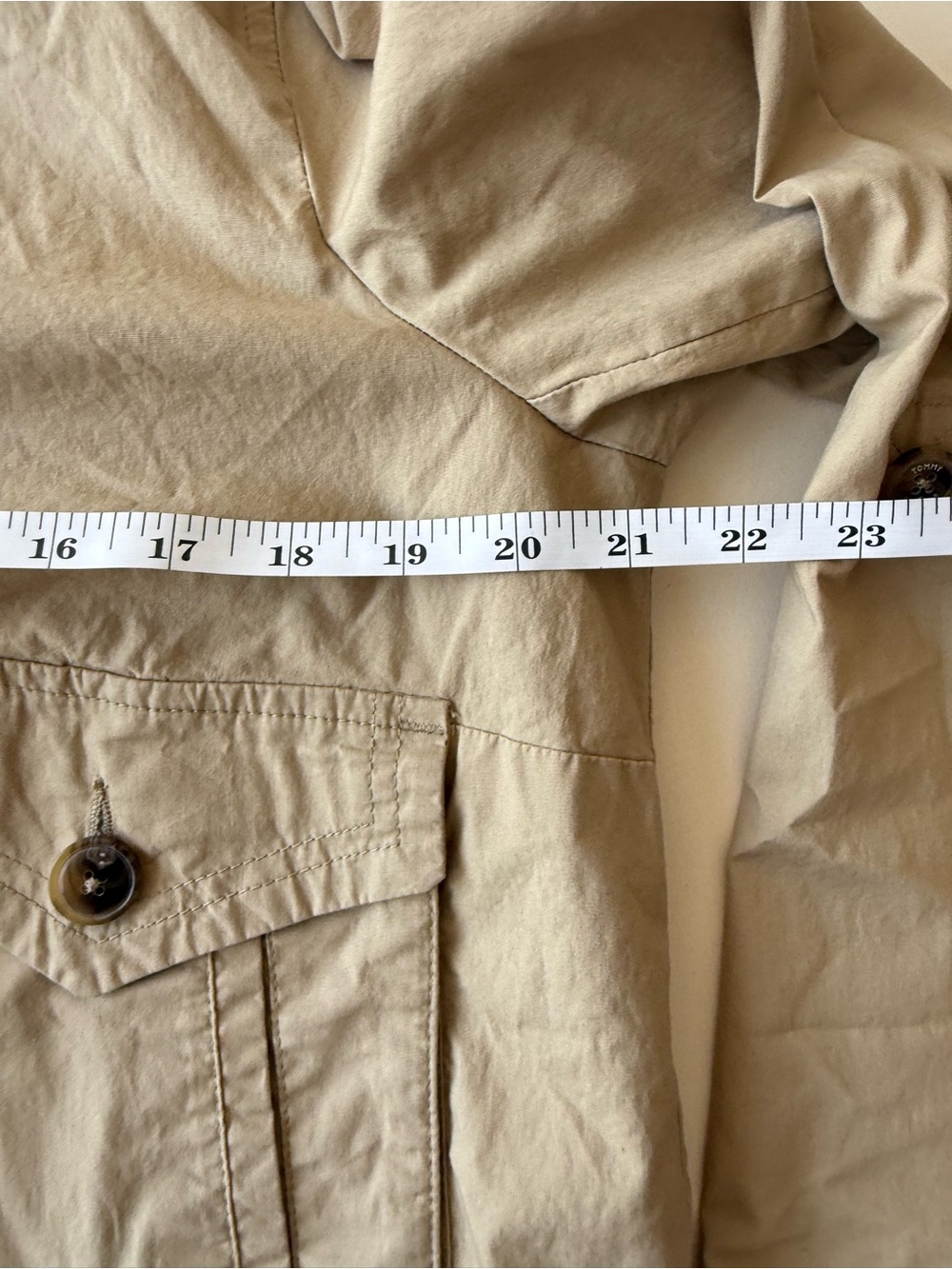 Tommy Hilfiger Women’s Beige Utility Field Jacket | Size S - Picture 14 of 15